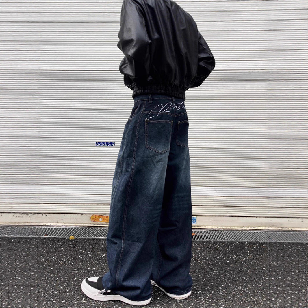 American Retro Machete Jeans For Men And Women