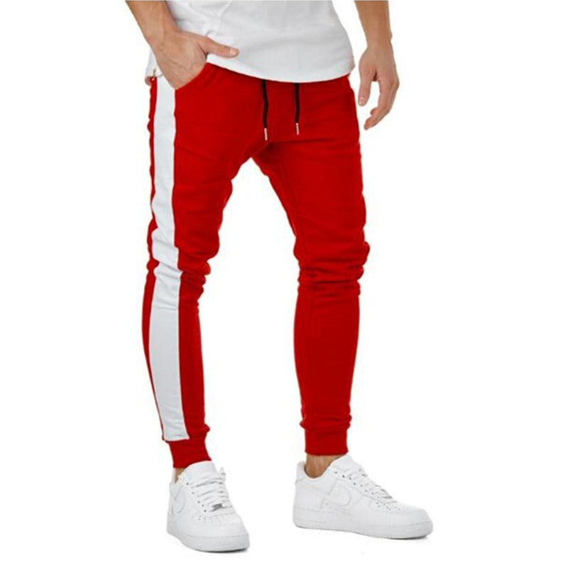 Men's Casual And Comfortable Colorblock Track Pants