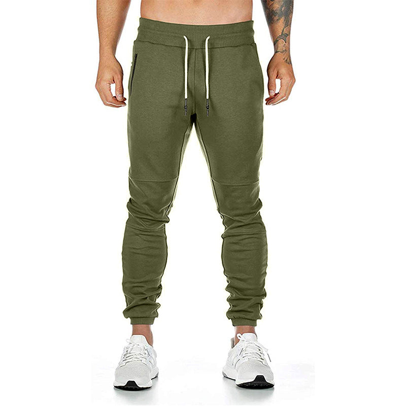Driftwear European Style Solid Color Drawstring Track Pants